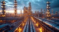 Oil and gas industry, Refinery plant