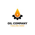 Oil And Gas Logo Design Inspiration, Vector illustration Royalty Free Stock Photo