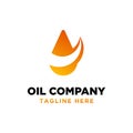 Oil And Gas Logo Design Inspiration, Vector illustration Royalty Free Stock Photo