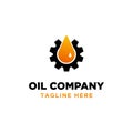 Oil And Gas Logo Design Inspiration, Vector illustration Royalty Free Stock Photo