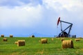 Oil Gas Petroleum Industry Pumpjack Alberta Canada