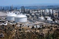 Oil and gas refinery complex Royalty Free Stock Photo
