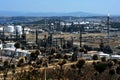 Oil and gas refinery complex Royalty Free Stock Photo