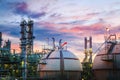 Oil and gas refinery Royalty Free Stock Photo