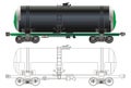 Oil / gasoline tanker car