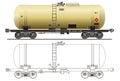 Oil / gasoline tanker car