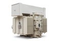 Oil immersed power transformer Royalty Free Stock Photo