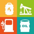 Oil industry design Royalty Free Stock Photo