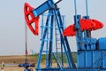 Oil industry pump jack Royalty Free Stock Photo