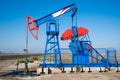 Oil industry pumpjack