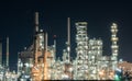 Oil Industry Refinery factory heavy industry at night