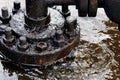 Oil leak Royalty Free Stock Photo