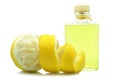 Oil of lemon peel Royalty Free Stock Photo