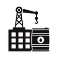 Oil lifter Vector Icon which can easily modify or edit