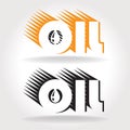 Oil logo template