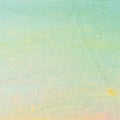 Oil paint background, bright ultramarine blue, yellow, pink, turquoise, large brush strokes painting detailed textured pastel Royalty Free Stock Photo