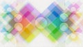 Oil paint classical abstract texture background .Random colorful circle and square pattern background for multi-purpose uses.