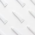 Oil paint tubes on white background Royalty Free Stock Photo