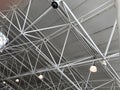 Commercial or public transport airport and railway building structural steel roof truss ceiling architecture