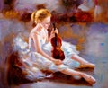 Oil Painting - Ballet