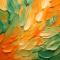 Oil painting detail of fall colors and scene. colorful marbling texture creative background with abstract art style painted with Royalty Free Stock Photo