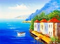 Oil Painting - Greece