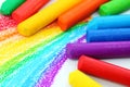 Oil Pastel Crayons Royalty Free Stock Photo