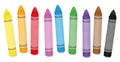 Oil Pastels Wax Pastel Crayons Colorful Painting Set Royalty Free Stock Photo