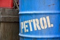 Oil petroleum barrel drum Royalty Free Stock Photo