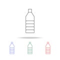 oil plastic bottle line icon. Elements in multi colored icons for mobile concept and web apps. Icons for website design and develo