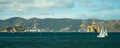 Marine Petroleum Platform in Guanabara Bay Royalty Free Stock Photo