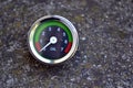 Oil pressure gauge Royalty Free Stock Photo