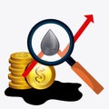 Oil prices industry Royalty Free Stock Photo