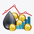 Oil prices industry Royalty Free Stock Photo