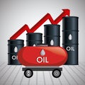 Oil prices industry Royalty Free Stock Photo