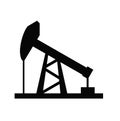 Oil pump icon vector illustration Royalty Free Stock Photo