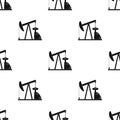 Oil pump.Oil single icon in black style vector symbol stock illustration web.