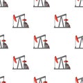 Oil pump.Oil single icon in cartoon style vector symbol stock illustration web.