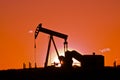 Oil Pumpjack in Sunset