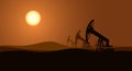 Oil pumps background