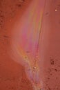 Oil in the red sludge Royalty Free Stock Photo