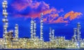 Oil refine industry power plant Royalty Free Stock Photo