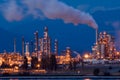 Oil refinery Royalty Free Stock Photo