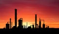 Oil refinery Royalty Free Stock Photo