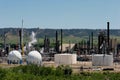 Oil refinery Royalty Free Stock Photo