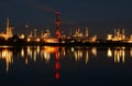 Oil refinery Royalty Free Stock Photo