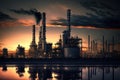 Oil refinery chemical industry plant