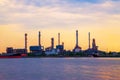 Oil refinery Royalty Free Stock Photo