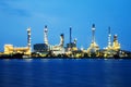 Oil refinery Royalty Free Stock Photo