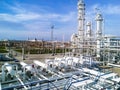 The oil refinery Royalty Free Stock Photo